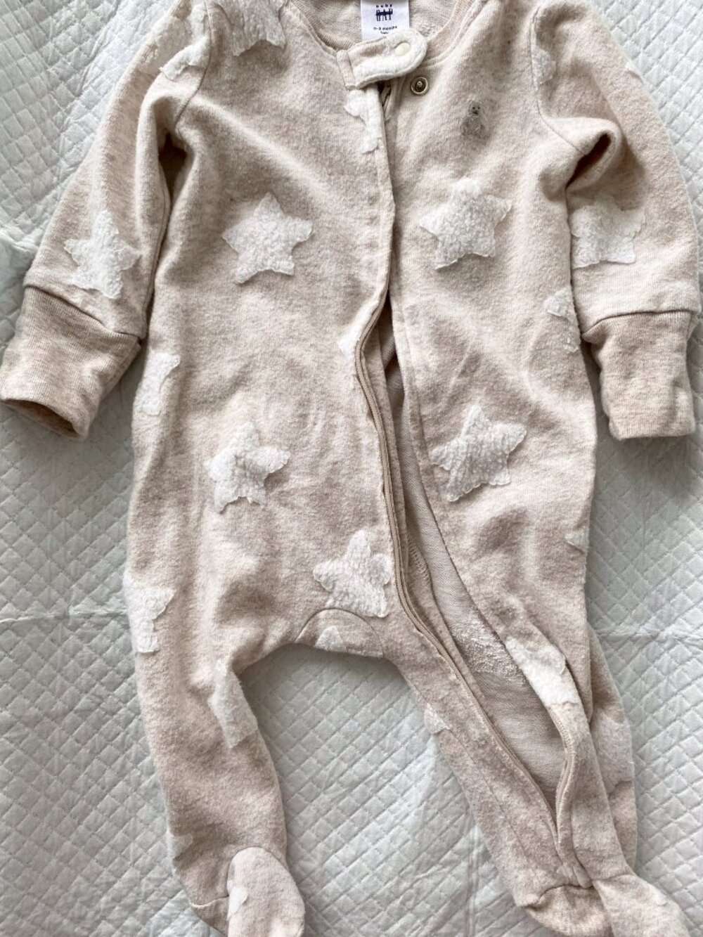GAP Beige Star Pattern One-Piece
